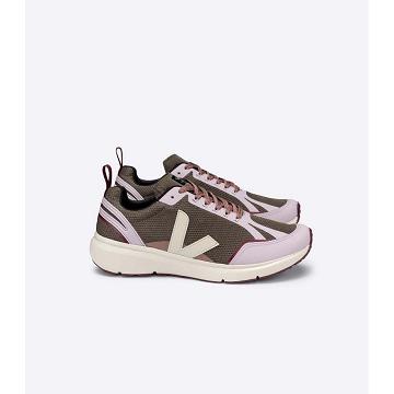 Veja CONDOR 2 ALVEOMESH Sko Dame Khaki/Pink | NO 492GSO